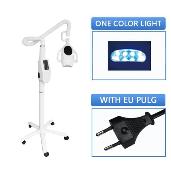 Tandblegningsmaskine, 60W effekt, 10 LED-pærer,1 model EU stik