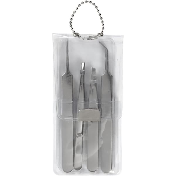 Pincett Set - 4 Pincetter Av Metall
