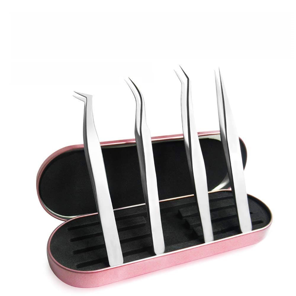 Ögonfransförlängningspincett 4-pack