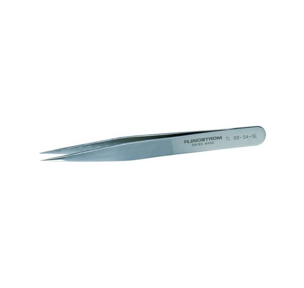 Pincett 00-SA-SL, rostfritt stål, antimagnetisk, 120mm