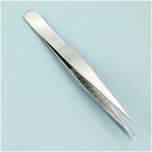 Efco 1520205 - KVM SWITCH - Spetsig pincett, Silver, 12 cm