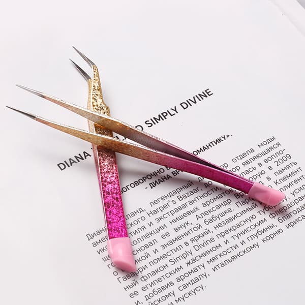INF Gradient Pink Dual-Ended Tweezers 2-Piece Set