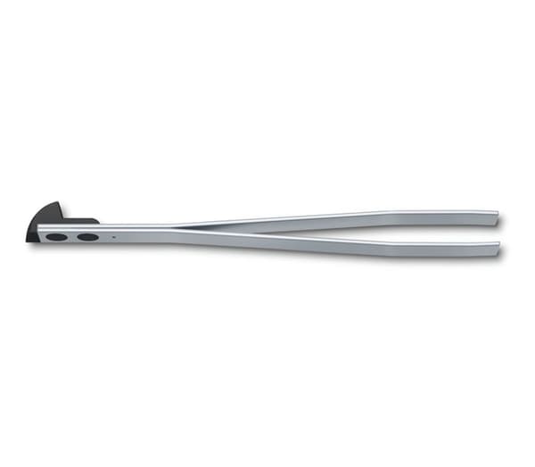 Ersättningspinsett Victorinox i rostfritt stål, tillverkad i Schweiz, höjd 5,9 mm, robust, lång hållbarhet, färg svart