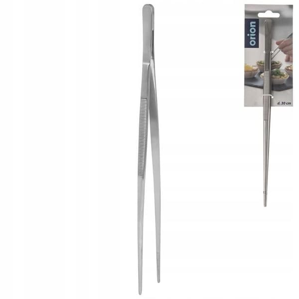 PINCETT I STÅL UNIVERSALMATBITER 30CM