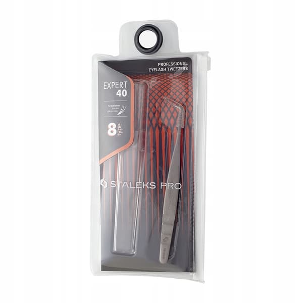Staleks Øjenvippe Extensions Pincet Expert 40/8 Buet