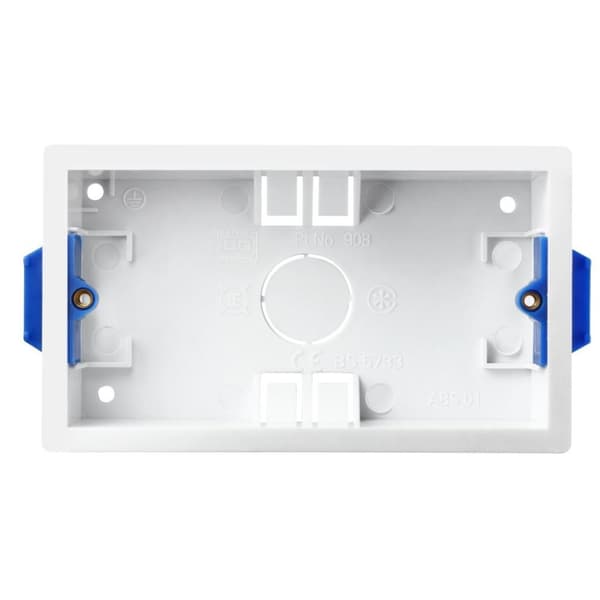 BG Rektangulær tørreforingskasse White/Blue 3.5cm