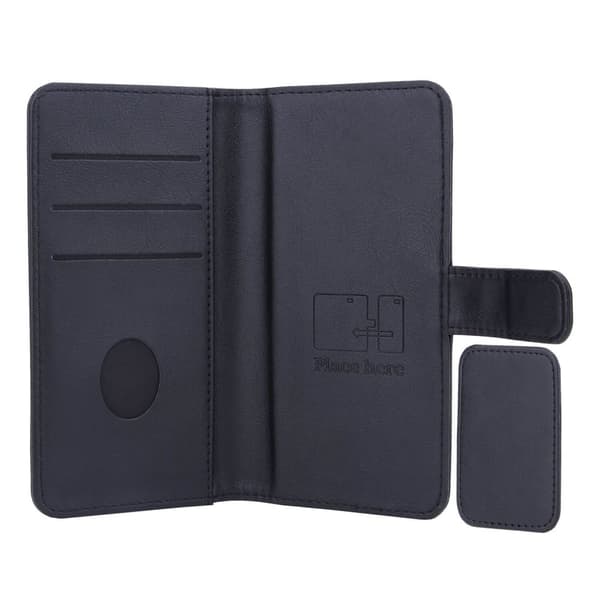RADICOVER Strålingsbeskyttende Wallet PU Universal Large 5-5,4" 2in1 RFID Sort