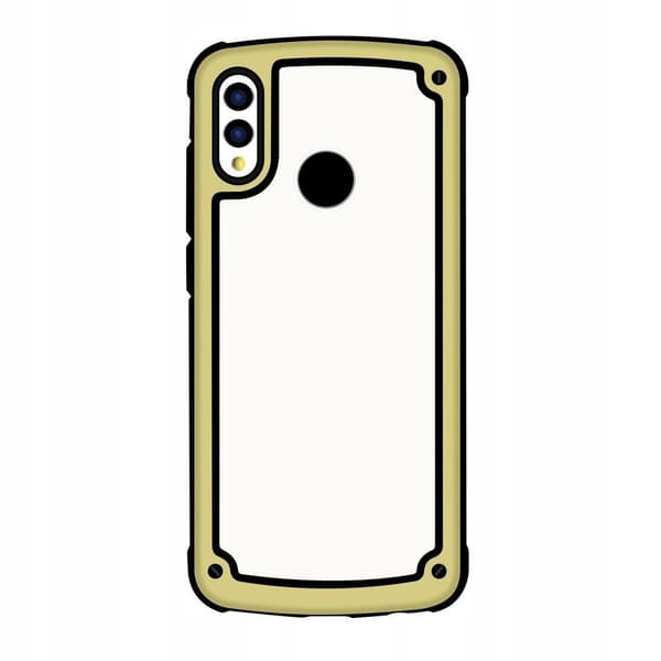 Solid ramme holdbart etui med gelramme Samsung Galaxy S9 Plus G965 Gold