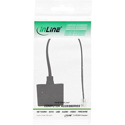 InLine 69942A TAE-adapterkabel, RJ11 (6P4C) kontakt till TAE NFN-uttaget