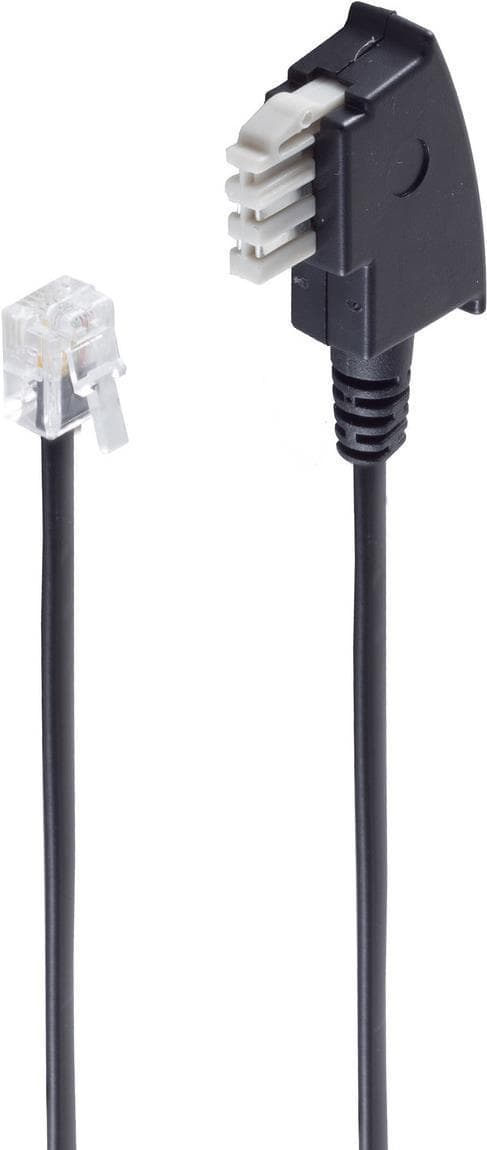 shiverpeaks BS70116-6/2 puhelinkaapeli 6 m musta (BS70116-6/2)