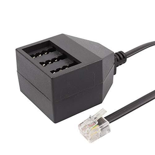 ShiverPeaks S/CONN maksimiliitettävyys puhelimen ISDN-sovittimen länsipistoke 6/4 TAE-liitäntään NFN, 0,2 m (71017-1)