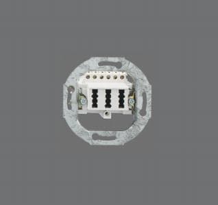 Rutenbeck TAE 3x6 NFN Up 0 rw - Telefonstikmekanisme - TAE - 3 telefonstik - Pure White, RAL 9010 (10210517)