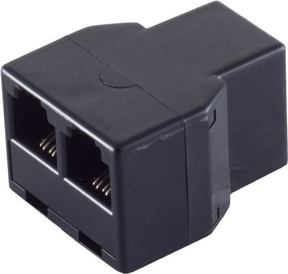 shiverpeaks ®-BASIC-S--Western kobling 6/4 til 2 Western kobling 6/4, telefonkabelstik (BS71225)