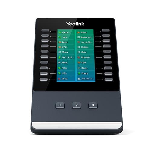Yealink EXP50 IP tilføjelsesmodul 23 knapper Sort, Grå