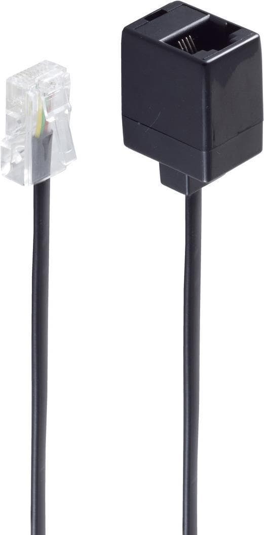 shiverpeaks BS70226-8/4 telefonkabel 6 m svart (BS70226-8/4)