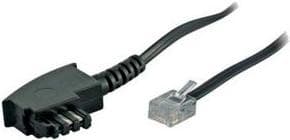 shiverpeaks BASIC-S telefonkabel, svart, 15,0 m - för marknaden: D / L - 1 st (BS70000-15)