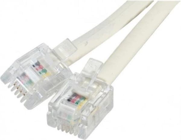 Anslut 925600 telefonkabel 15 m Vit