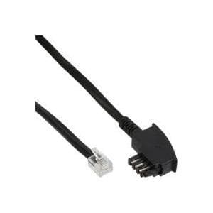 InLine® TAE-N anslutningskabel, TAE-N till RJ11 (6P4C), 3m (18813)