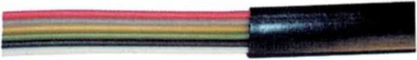 S-Conn 76107 telefonkabel 100 m svart (TC 76107 / 50254)