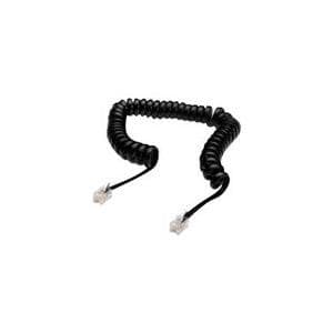 ASSMANN UAE handenhetskabel - 2xRJ10 spiral 2m 4-ledare - 1:1 modulär kontakt RJ10 4P4C till modulär kontakt RJ10 4P4C - svart (AK-460101-020-S)