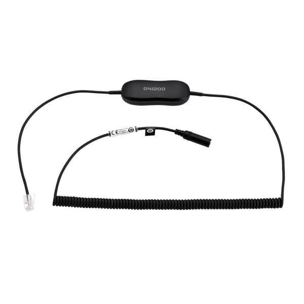 Jabra tilslutningskabel - Jabra - Sort - Jabra Evolve 30 II Stereo - Evolve 40 Stereo - Evolve 80 - 2 m (88011-100)