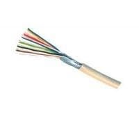 shiverpeaks BASIC-S telefonkabel, grå, 100 m, 12-leder til indendørs brug, med stiv inderleder, skærmet (BS76860-100)