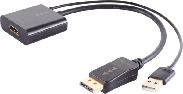 shiverpeaks ®-BASIC-S--Adapter-HDMI-A-adapter, Displayport-stik, 4K, 30 cm (BS10-01011)
