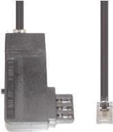 E+P telefonkabel 6,0m T 138 TAE-F plugg/västerkontakt 6/4 - 2 1 (T138)