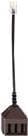 Rutenbeck UAE/TAE 3x6 - telefonadapter - TAE-NFN (W) till RJ-45 (M) - 15 cm - svart, RAL 9005 (15400602)