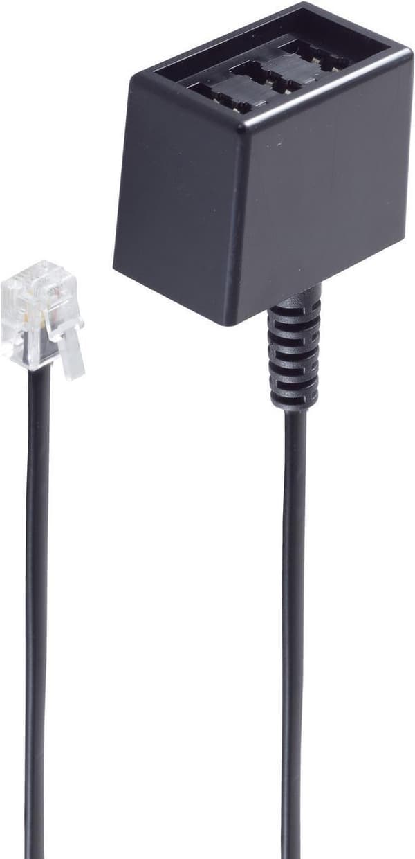 shiverpeaks BS71280-6 telefonkabel 0,15 m sort (BS71280-6)