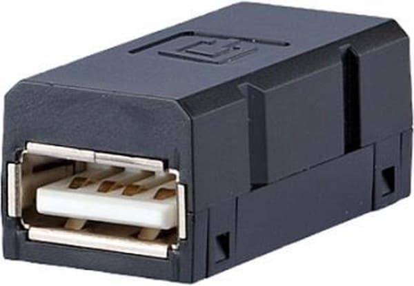 USB 2.0 -liitin Kytkentä, suora 1401U00812KI Väylä A väylään A 1401U00812KI Metz Connect 1 kpl
