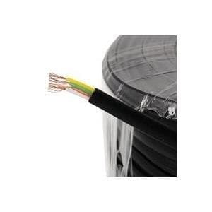 Helos anslutningskabel 4-tråd, svart, 50 m Plattkabel 4-tråd, telefonkabel, 50 m, AWG28 (014864)