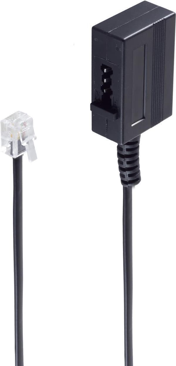 shiverpeaks BS71050 telefonkabel 0,2 m svart (BS71050)