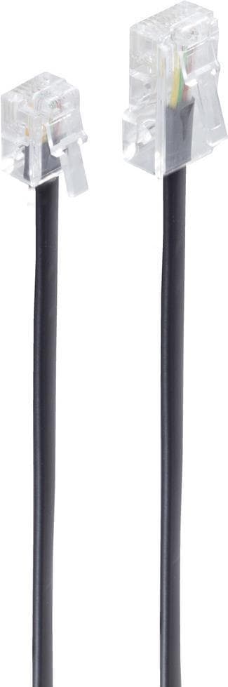 shiverpeaks BASIC-S modulkabel, RJ11 - RJ45 hane RJ11 hane med 6 stiftpositioner, 4 trådar (BS70253)