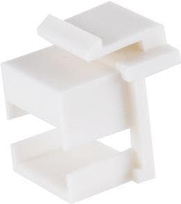 shiverpeaks ®-BASIC-S--Keystone tom adapter, firkantet, hvid, 10 stykker (BS08-10123)