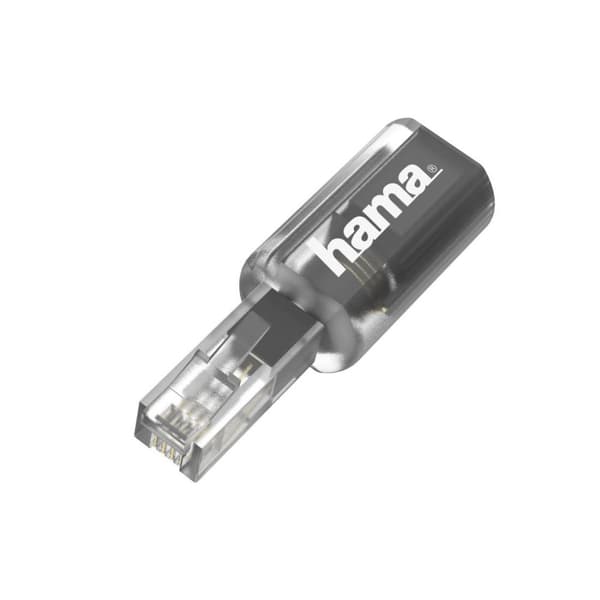 Hama 00201125 telefonkontakt tilbehør sort - gennemsigtig (00201125)