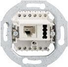 RUTENBECK tilslutning E. IAE/UAE8(6)-TAE6F+N/UP0RW ren hvid 2x6-pin.70x70x30mm 13311401 IAE/UAE8(6)-TAE6F+N/ (13311401)