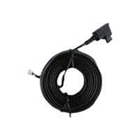 Herweck Helos - telefonkabel - TAE-F (M) - RJ-12 (M) - 15,0m - svart (014081)