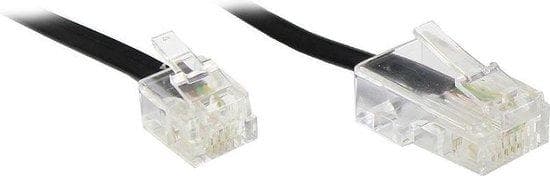 Bra anslutningar - Nätverkskabel - RJ-11 (M) - till - RJ-45 (4-PIN) (M) - 3 m (TZM-3)