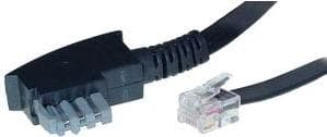 shiverpeaks BASIC-S telefonkabel, svart, 6,0 m - för marknaden: D / L - 1 st (BS70166)
