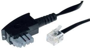 shiverpeaks BASIC-S puhelinkaapeli, musta, 10,0 m - markkinoille: D / L - 1 kpl (BS70120-6/2)