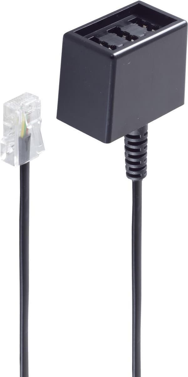 shiverpeaks BS71280-8 telefonkabel 0,15 m svart (BS71280-8)