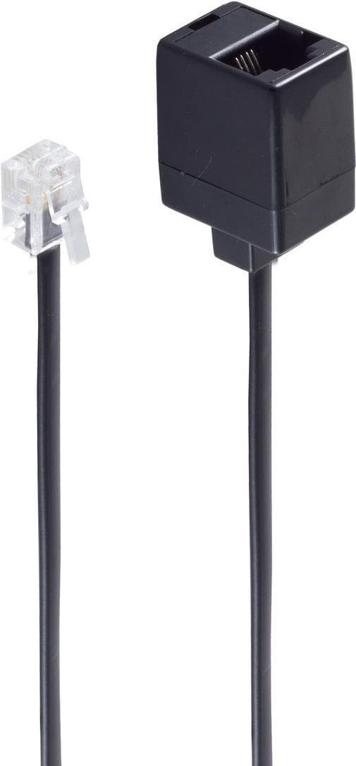 shiverpeaks ®-BASIC-S--Western plug 6/4 till Western socket 6/4, 6,0m (BS70226)