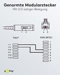 Miniatyrbild 3 av 5: Goobay DSL/VDSL router cable (60667)