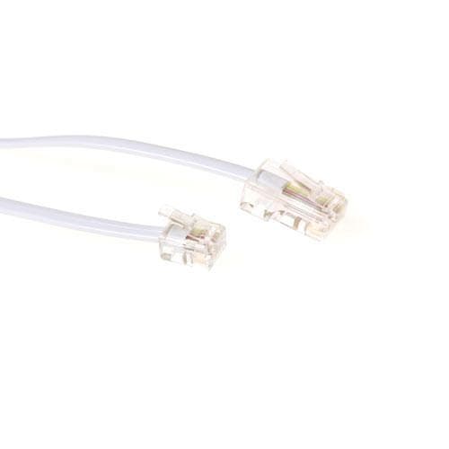 ACT Modulär telefonkabel RJ-11 - RJ-45 vit