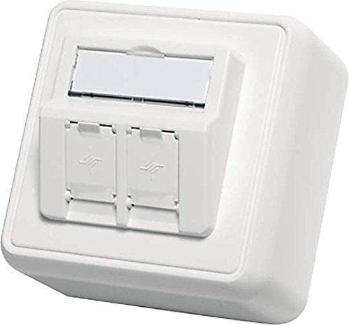 Telegärtner - Etukansi - Alpine White - Kansi kahdella aukolla (H02000A0076) Valkoinen