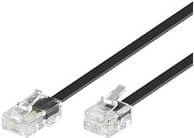 MicroConnect - Telefonkabel - RJ-45 (4-PIN) (M) till RJ-11 (M) - 6 m - Svart