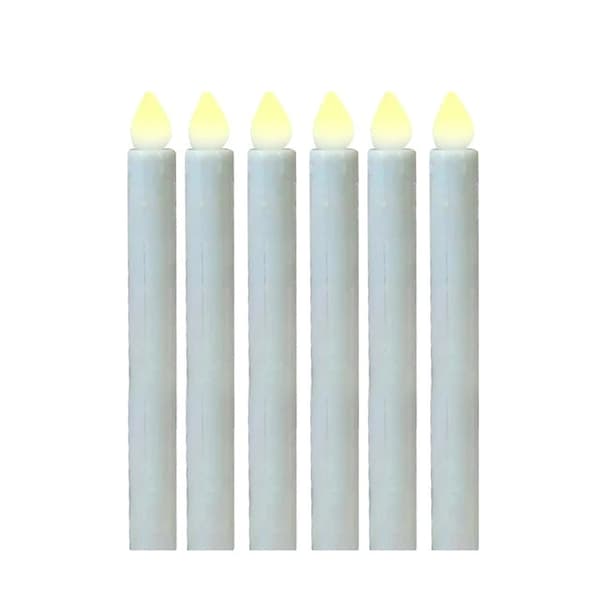 LED-kynttilät, paristokäyttöiset, liekittömät välkkyvät