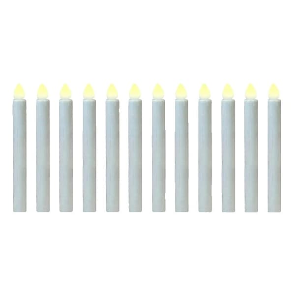LED-kynttilät, paristokäyttöiset, liekittömät välkkyvät