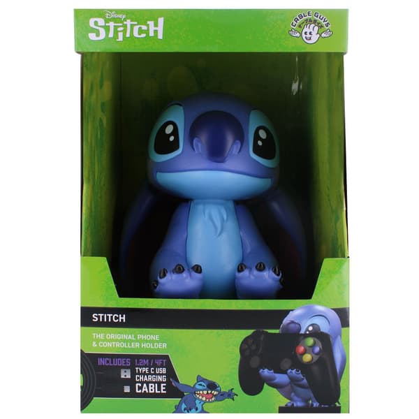Exquisite Gaming Support För Smartphones Cable Guy Stitch Disney 21 Cm Blå
